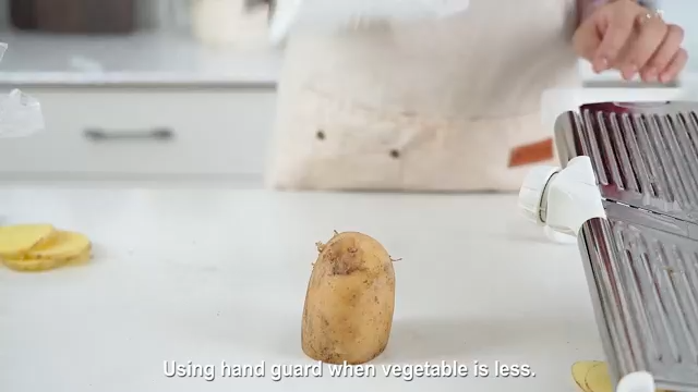 Food Slicer, Mandoline Slicer for Kitchen, Mandolin, Potato, Tomato, Carrot, Vegetable, Fruit and Onion Cutter - Stainless Steel - INCLUDING 1 Pair Cut-Resistant Gloves